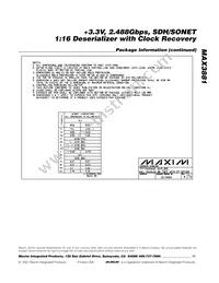 MAX3881ECB+TD Datasheet Page 11