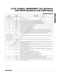 MAX3890ECB+D Datasheet Page 5