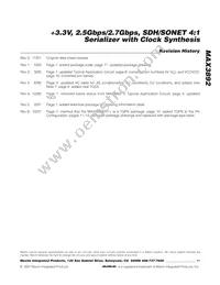 MAX3892ETH+T Datasheet Page 11