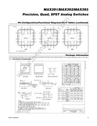 MAX392C/D Datasheet Page 11