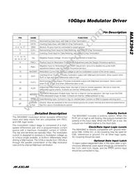 MAX3942ETG+T Datasheet Page 7