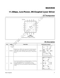 MAX3948ETE+T Datasheet Page 11