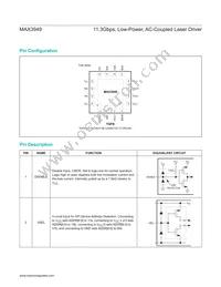 MAX3949ETE+T Datasheet Page 12