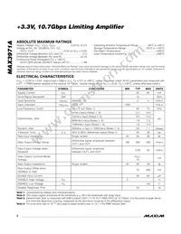 MAX3971AUTP+T Datasheet Page 2