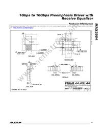 MAX3984UTE+T Datasheet Page 17