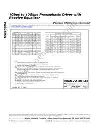 MAX3984UTE+T Datasheet Page 18