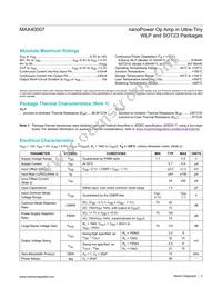 MAX40007ANT+ Datasheet Page 2