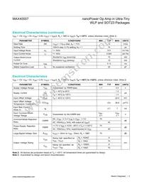 MAX40007ANT+ Datasheet Page 3