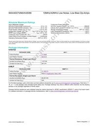 MAX40075AUT+ Datasheet Page 2