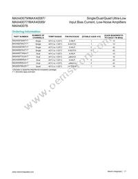 MAX40087AUT+ Datasheet Page 17