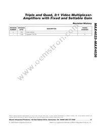 MAX4023EEE+T Datasheet Page 23