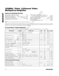 MAX4027ESD+T Datasheet Page 2