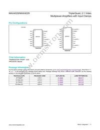 MAX4028EWE+T Datasheet Page 11