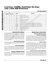MAX4031EESD+T Datasheet Page 6