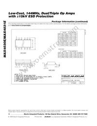 MAX4031EESD+T Datasheet Page 12