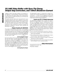 MAX4032EUT+T Datasheet Page 8