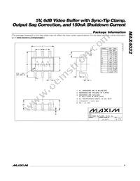 MAX4032EUT+T Datasheet Page 9