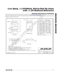 MAX4038AAUA+ Datasheet Page 17