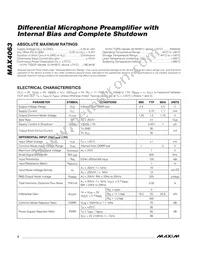 MAX4063EUD+T Datasheet Page 2