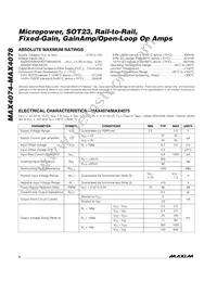 MAX4077EUA-T Datasheet Page 2
