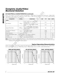 MAX4079CUG+T Datasheet Page 4