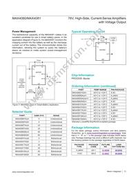 MAX4080TAUA+TG002 Datasheet Page 13