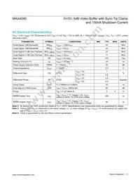 MAX4090EXT+ Datasheet Page 3