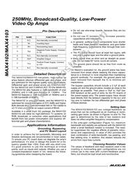 MAX4102ESA+T Datasheet Page 8