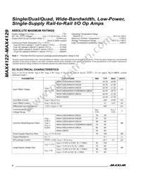 MAX4127C/D Datasheet Page 2