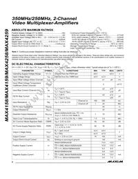 MAX4159ESD+T Datasheet Page 2