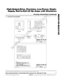 MAX4165EUK+TG077 Datasheet Page 17