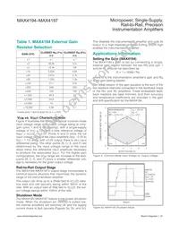 MAX4197ESA-T Datasheet Page 10