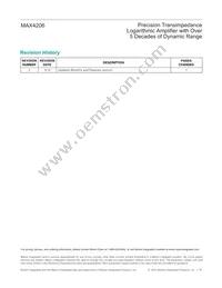 MAX4206ETE+T Datasheet Page 17