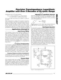 MAX4207ETE-T Datasheet Page 11