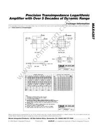 MAX4207ETE-T Datasheet Page 15