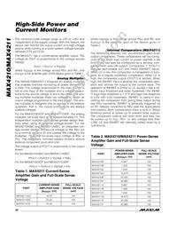 MAX4210AETT+ Datasheet Page 20