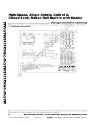 MAX4222EEE/GG8 Datasheet Page 16