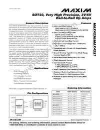 MAX4236EUT+TG24 Datasheet Cover