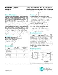 MAX4246ASA+TGB3 Datasheet Cover