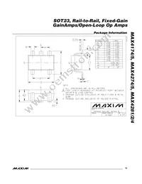 MAX4281EUK-T Datasheet Page 19