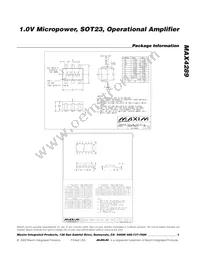 MAX4289EUT-T Datasheet Page 9