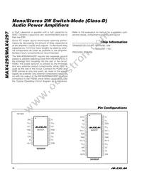 MAX4297EAG+T Datasheet Page 16