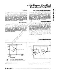 MAX430EPA Datasheet Page 7