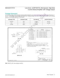 MAX4372TEUK+TG069 Datasheet Page 9