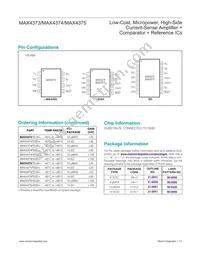 MAX4375TEUB-T Datasheet Page 12