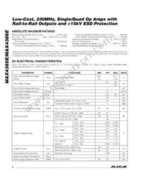 MAX4386EESD+T Datasheet Page 2