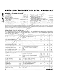 MAX4397SCTM+T Datasheet Page 2