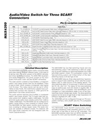 MAX4399CTK+T Datasheet Page 10