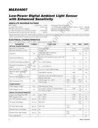 MAX44007EDT+T Datasheet Page 2