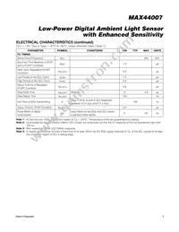 MAX44007EDT+T Datasheet Page 3